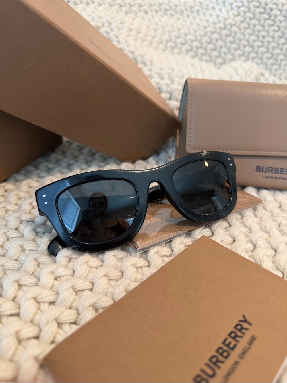 Burberry Sunglasses with Dark Lenses